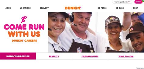 dunkin donuts careers|apply at dunkin donuts online.